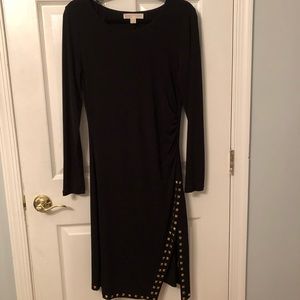 MK midi black dress
